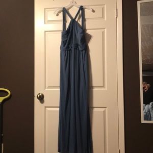 David’s bridal Y-neck dress